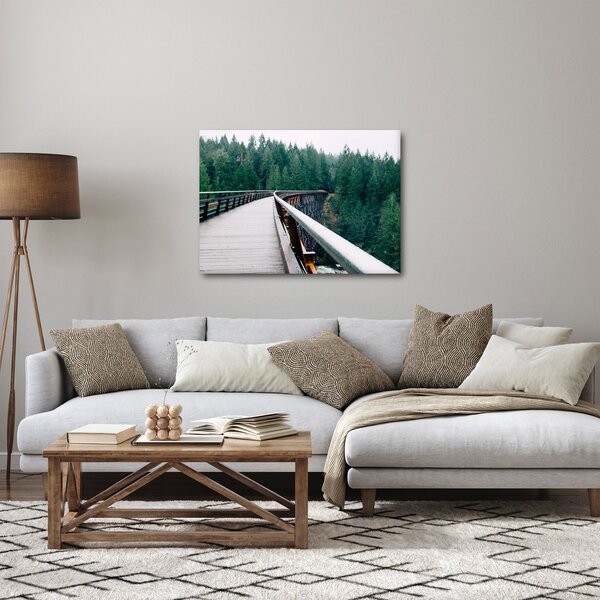 Obraz - Most k vrcholkům stromů (70x50 cm)