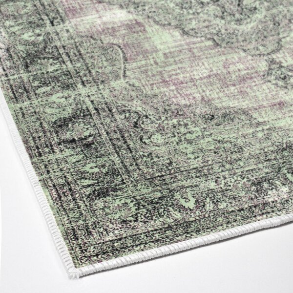 Zeleno-šedé koupelnové předložky v sadě 2 ks 60x100 cm – Foutastic