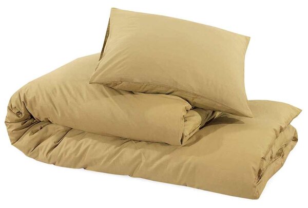 Sada ložního prádla taupe 200 x 220 cm lehké mikrovlákno 135993