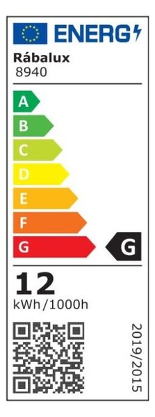 Rabalux 8940 Rodez exteriérové ​​nástěnné svítidlo zabudovaný LED 12W 800lm 4000K IP44 antracitová