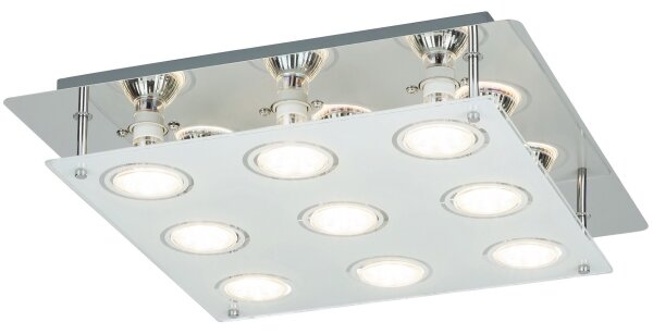 Rabalux 2517 - LED Stropní svítidlo NAOMI 9xGU10/5W