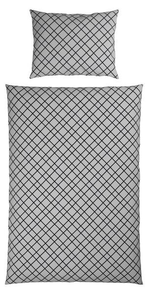 POVLEČENÍ, flanel, šedá, 140/200 cm Esposa - Povlečení