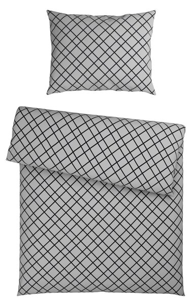 POVLEČENÍ, flanel, šedá, 140/200 cm Esposa - Povlečení