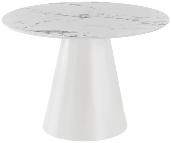 JÍDELNÍ STŮL, bílá, 120/120/75 cm P & B - Jídelní stoly, Online Only