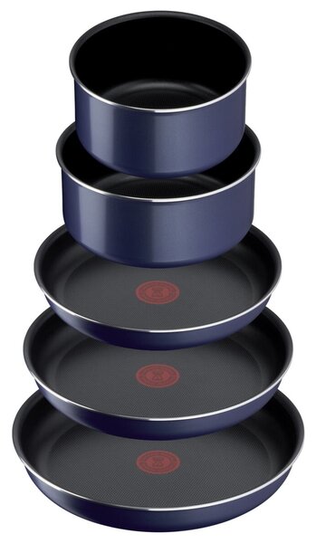 Ingenio Easy Cook & Clean Sada nádobí, 10 ks, modrá TEFAL L1579102