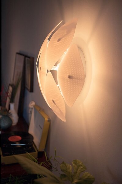 Philips 40963/31/PN - Nástěnné svítidlo MYLIVING CHIFFON 1xE27/60W/230V