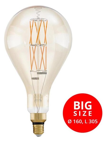 Stmívatelná LED žárovka PS160 E27/8W/230V 2100K - Eglo 11686