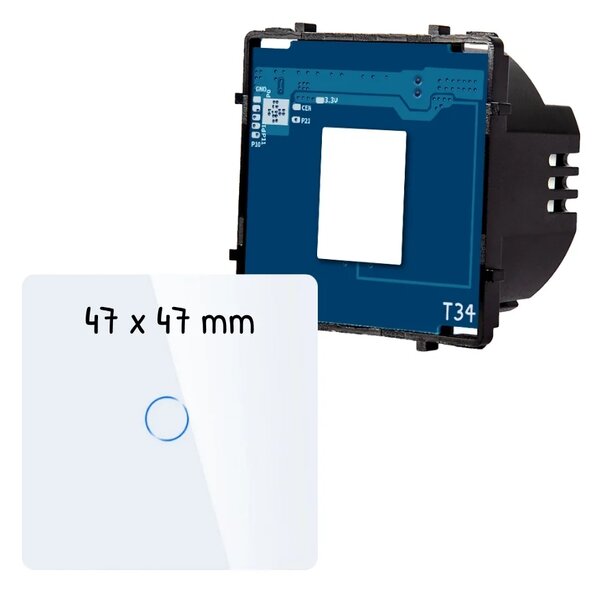 Modul jednoduchého dotykového vypínače R-T601+CR-W