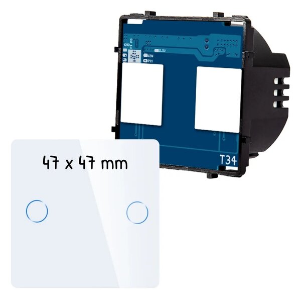 Modul dvojitého dotykového vypínače R-T602+CR-W