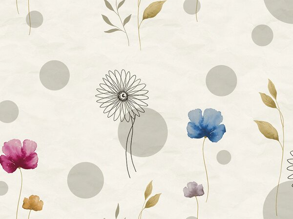 Vliesová obrazová tapeta, Květy, Z66886, 5,10 X 3 m, Satin Flowers, Zambaiti Parati