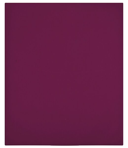 Jersey prostěradlo bordó 100x200 cm bavlna 136252
