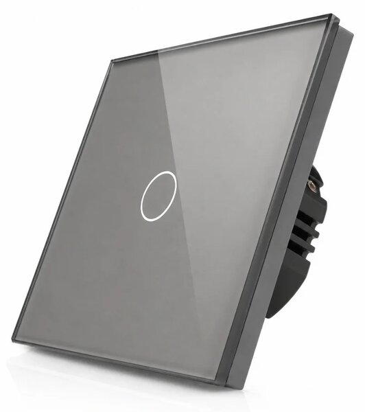 Skleněný dotykový schodišťový vypínač R-T601S-GR