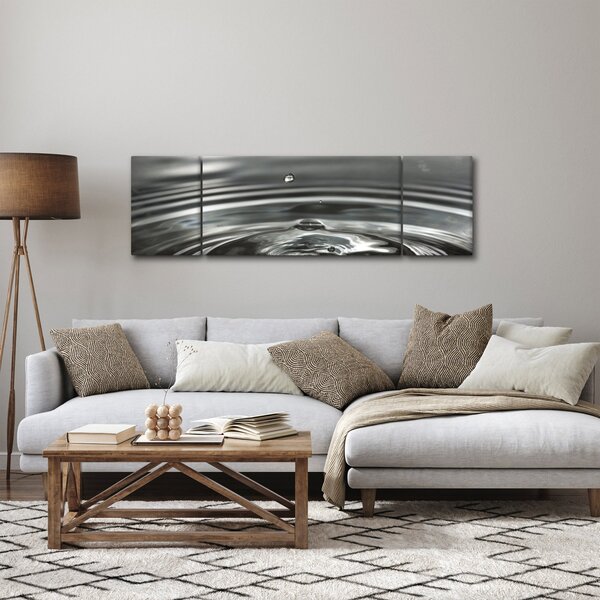 Obraz kapky vody (170x50 cm)