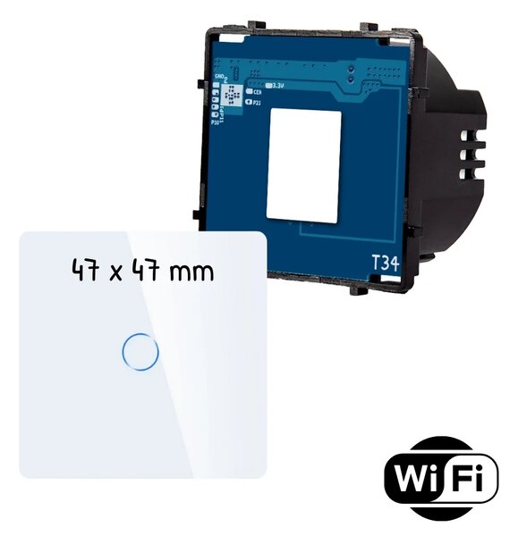 Modul jednoduchého dotykového vypínače s wifi R-T601-wifi+CR-W
