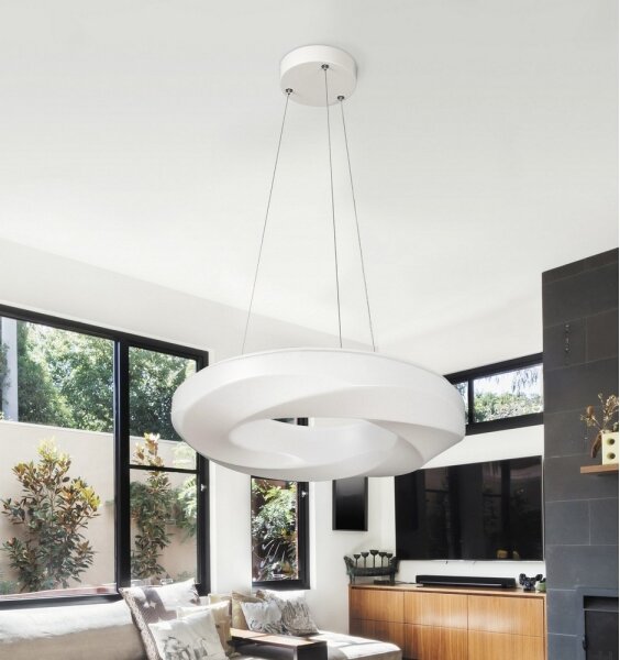 Rabalux 2266 - LED Lustr GISELE LED/24W/230V bílá