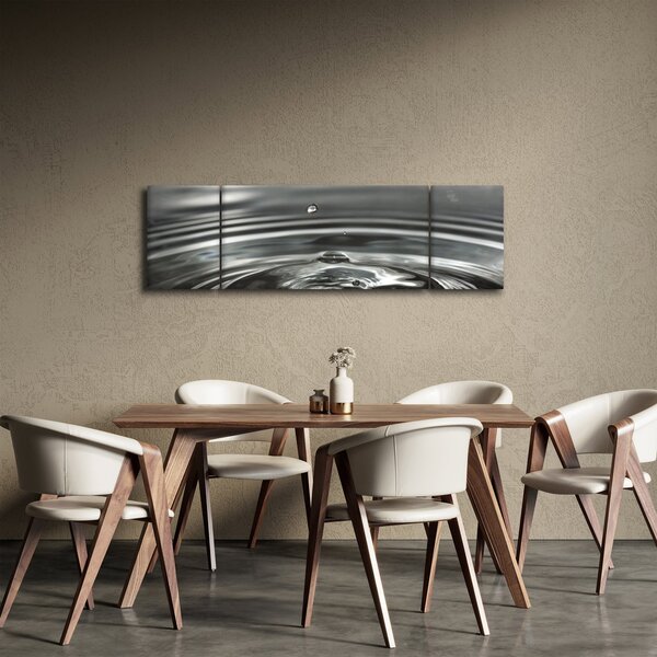Obraz kapky vody (170x50 cm)