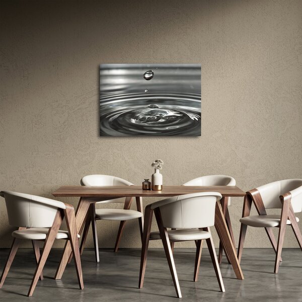 Obraz kapky vody (70x50 cm)