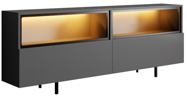 TV stolek/skříňka Eukol 2 (antracit). Akce -20%