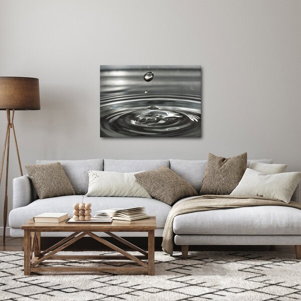 Obraz kapky vody (70x50 cm)