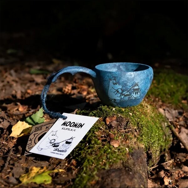 Kupilka Hrnek kuksa Kupilka Moomin 0,12l, modrý