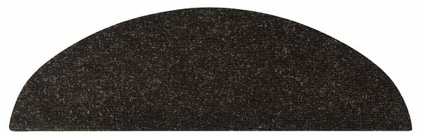 Samolepicí nášlapy na schody 15 ks 56x17x3 cm antracitové 136389