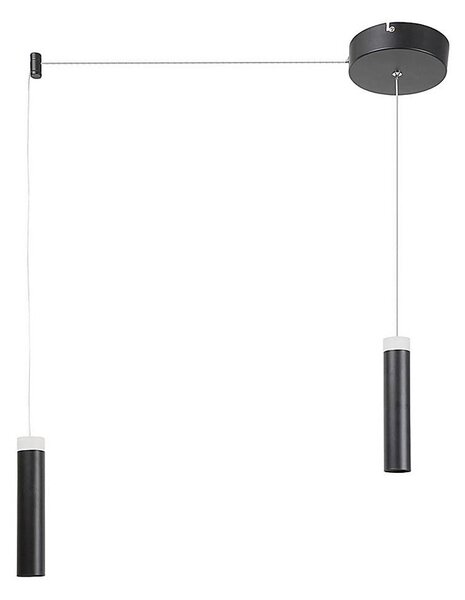 Rabalux 5641 - LED Lustr na lanku ANDROMEDEA LED/14W/230V černá