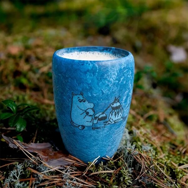 Kupilka Hrnek kuksa Kupilka Moomin 0,3l, modrý