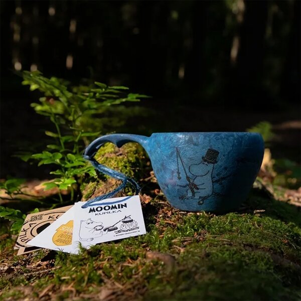 Kupilka Hrnek kuksa Kupilka Moominpappa 0,37l, modrý