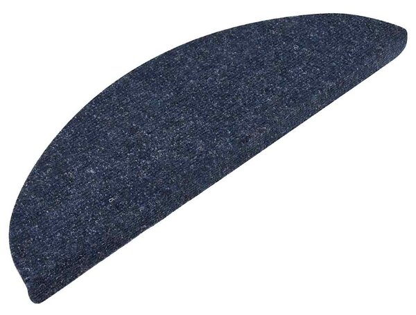 Samolepicí nášlapy na schody 15 ks 56x17x3 cm modré 136393