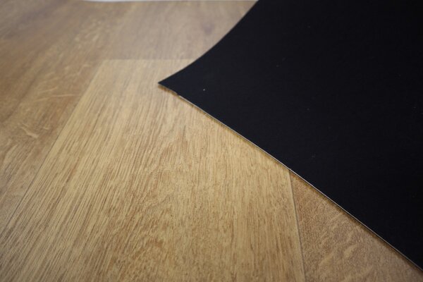 Beauflor, PVC podlaha - lino Blacktex Texas Oak 136L - dub, na míru, šíře 4m, hnědá, filc, chodba / předsíň