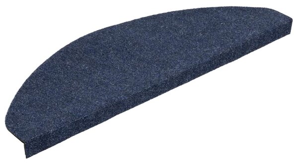 Samolepicí nášlapy na schody 15 ks 65x22,5x3,5 cm modré 136399
