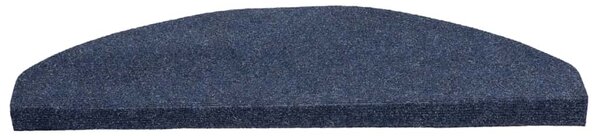 Samolepicí nášlapy na schody 15 ks 65x22,5x3,5 cm modré 136399