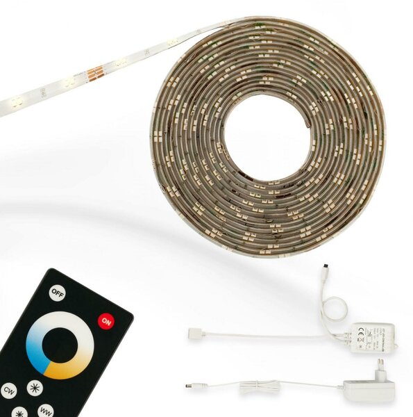 BRILONER CCT LED pásek 500 cm 18W 1650lm bílé BRILO 2032-150P