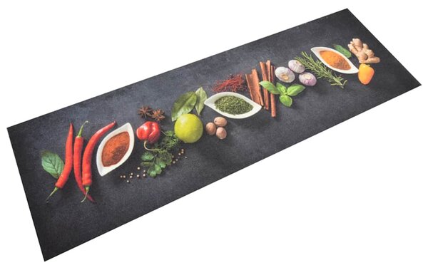 Kuchyňský koberec omyvatelný Koření 60 x 180 cm samet 136541