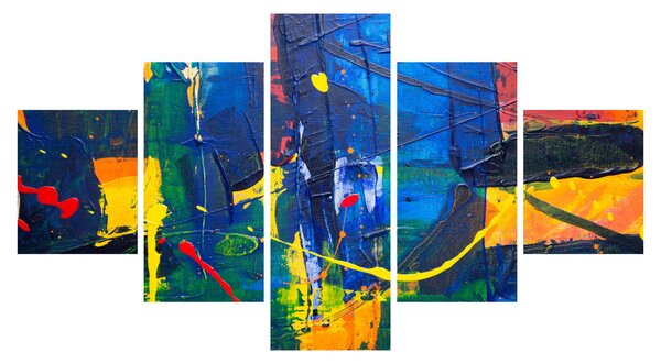 Obraz - Abstrakce (125x70 cm)