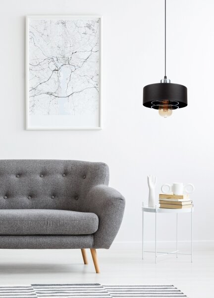 Lustr na lanku VEST 1xE27/60W/230V