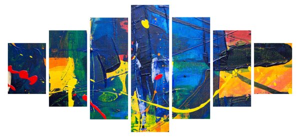 Obraz - Abstrakce (210x100 cm)