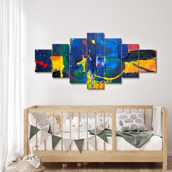 Obraz - Abstrakce (210x100 cm)