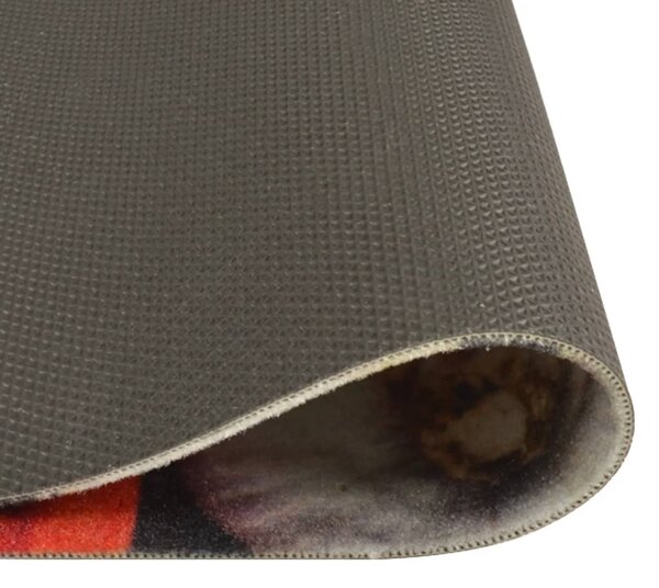 Kuchyňský koberec omyvatelný Víno a jídlo 45 x 150 cm samet 136552