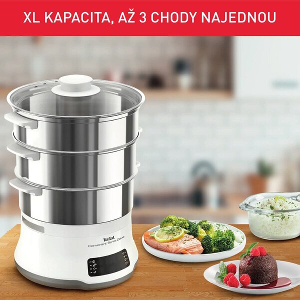 Convenient Series Deluxe Parní hrnec, bílý TEFAL VC502D10