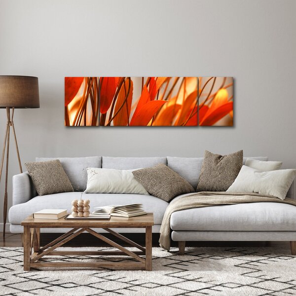 Obraz okvětních lístků (170x50 cm)