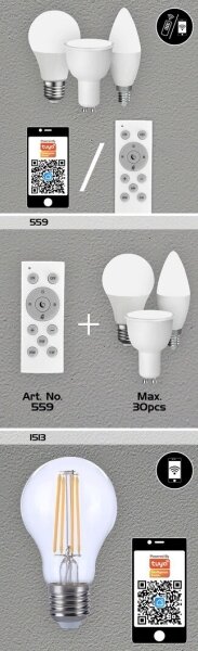 Rabalux 1979 - LED RGB Stmívatelná žárovka GU10/5W/230V Wi-Fi 3000-6500K