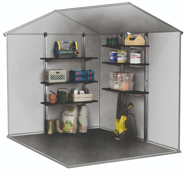 Shelving Kit 100 Regál pro zahradní domek KETER 259039