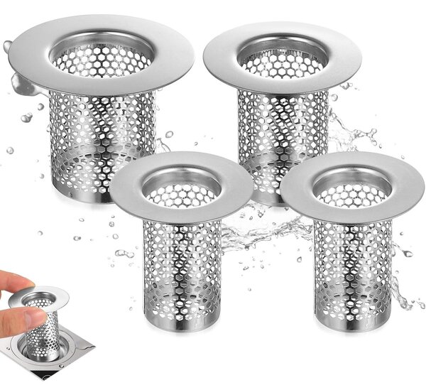 Filtr do umyvadla, koupelny, sprchy, odstraňující chlupy. Filtr do sprchové hlavice, odstraňující chlupy