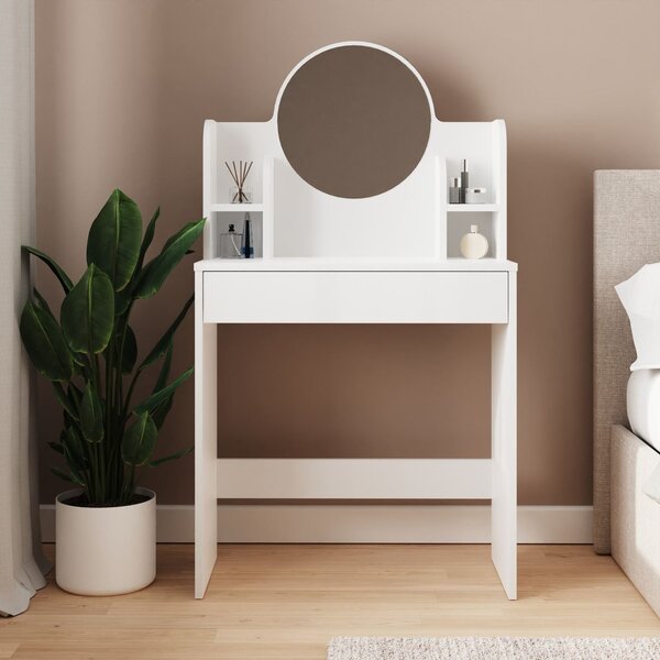 Toaletní stolek Idka (bílá). Akce -20%
