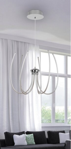 Rabalux 2434 - LED Lustr ALISHA LED/62W/230V stříbrná