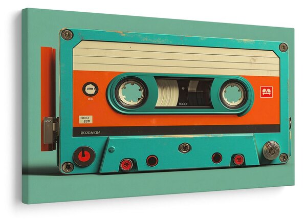 Obraz retro magnetofonová kazeta