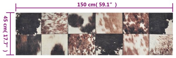 Kuchyňský koberec omyvatelný Zvířecí kůže 45 x 150 cm samet 136576