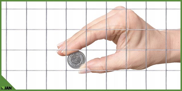 Drátěný plot - 25x25x2,0 mm - 10 m - odolný proti povětrnostním vlivům - lehký Plot z uzlového pletiva