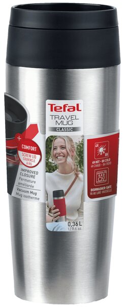 Travel Mug Cestovní hrnek, 0,36 l, nerezová ocel TEFAL N2020110